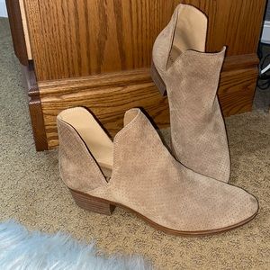 Lucky brand suede booties